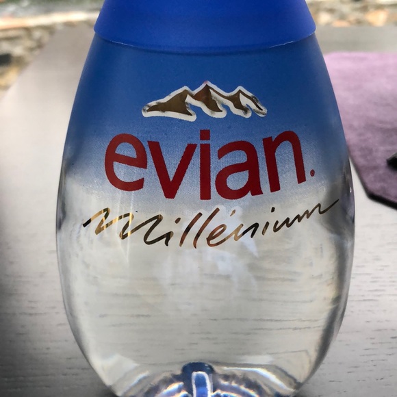 Evian millennium water filled capped bottle - Picture 2 of 8